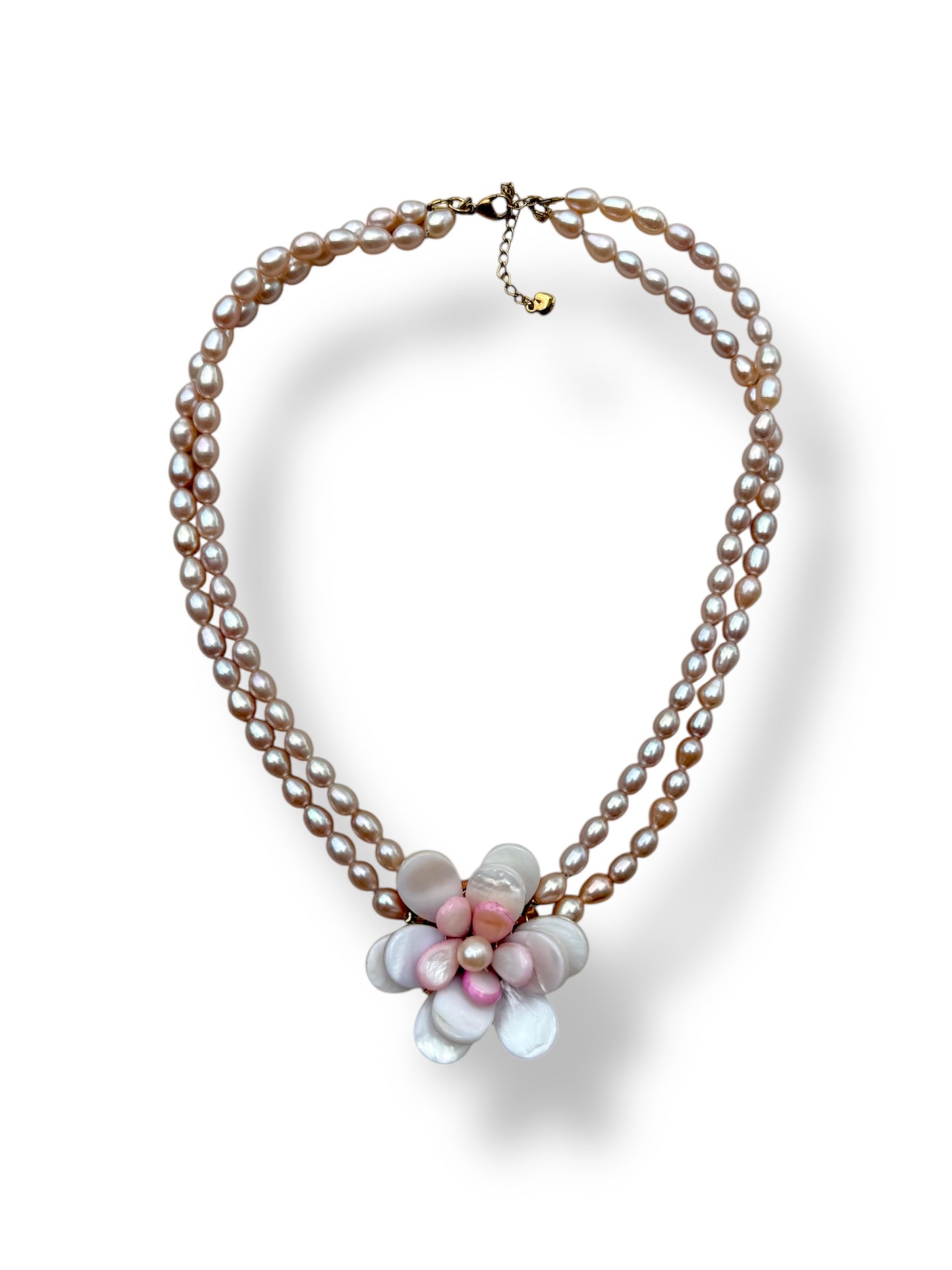 Pink Pearlescence Necklace