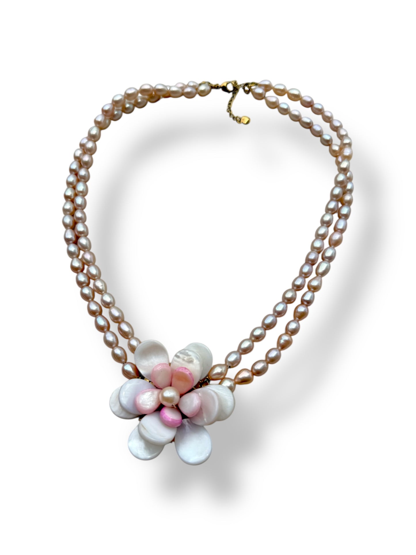 Pink Pearlescence Necklace