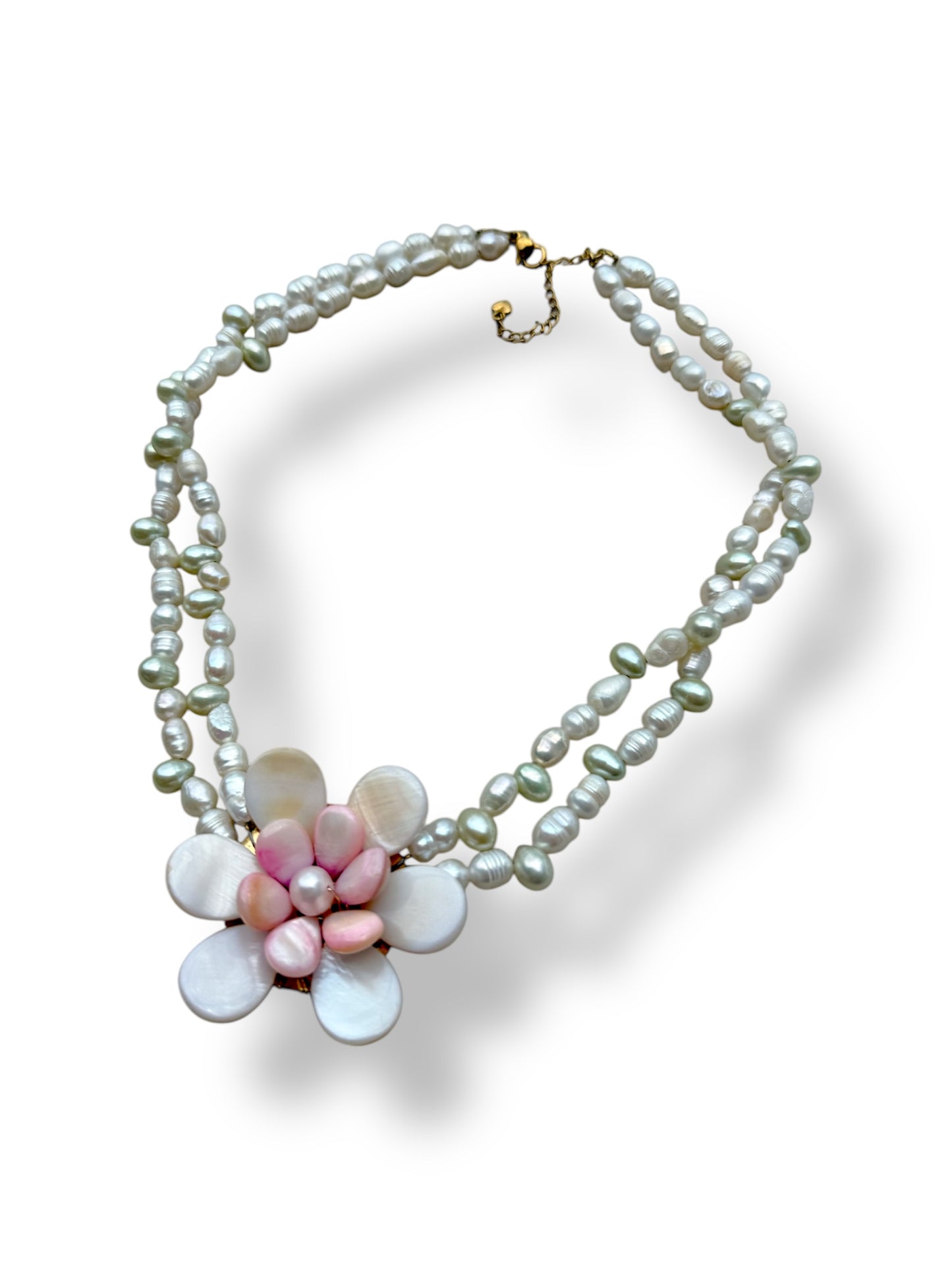Pink Lily Necklace