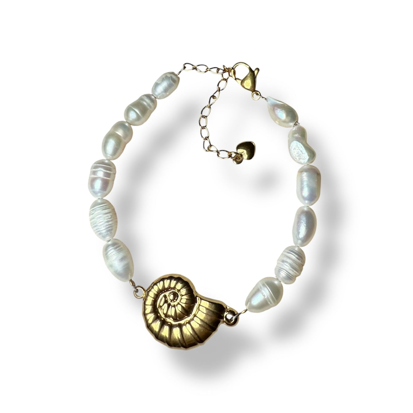 Gold Ammonite Bracelet