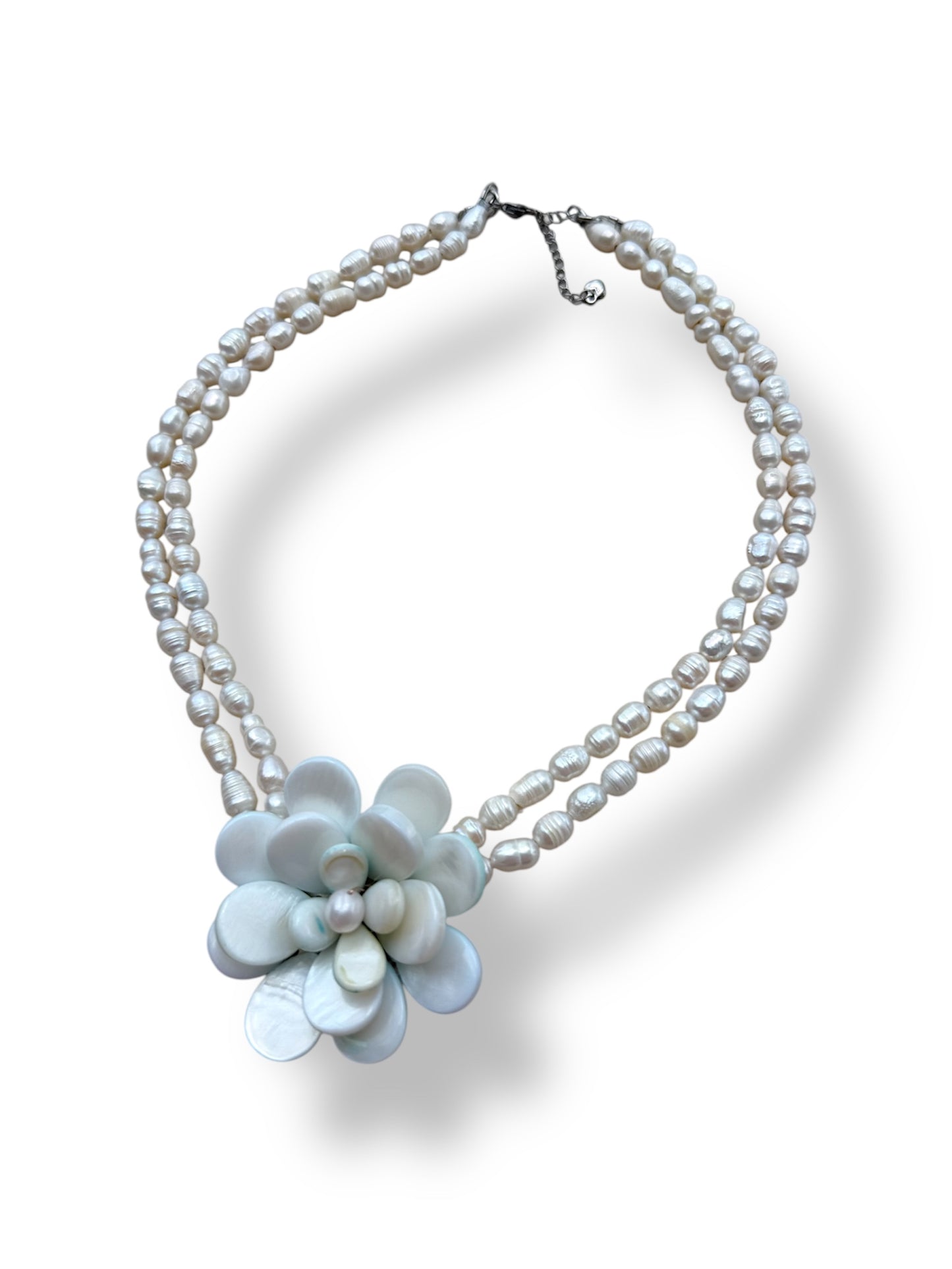 Blue Lotus Necklace
