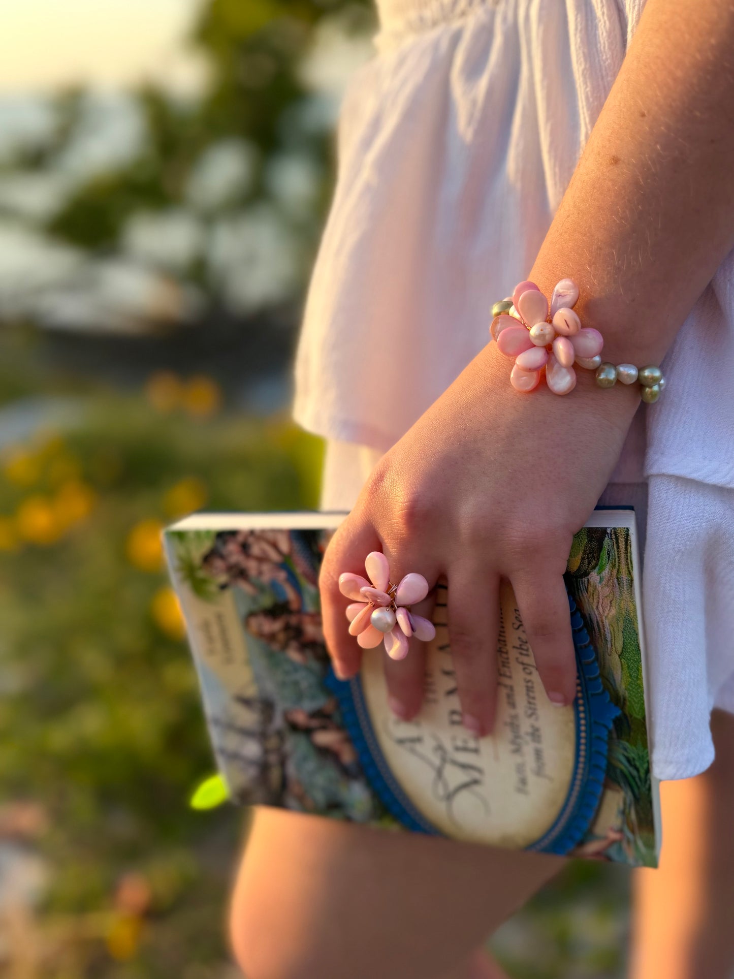 Pink Lily Bracelet