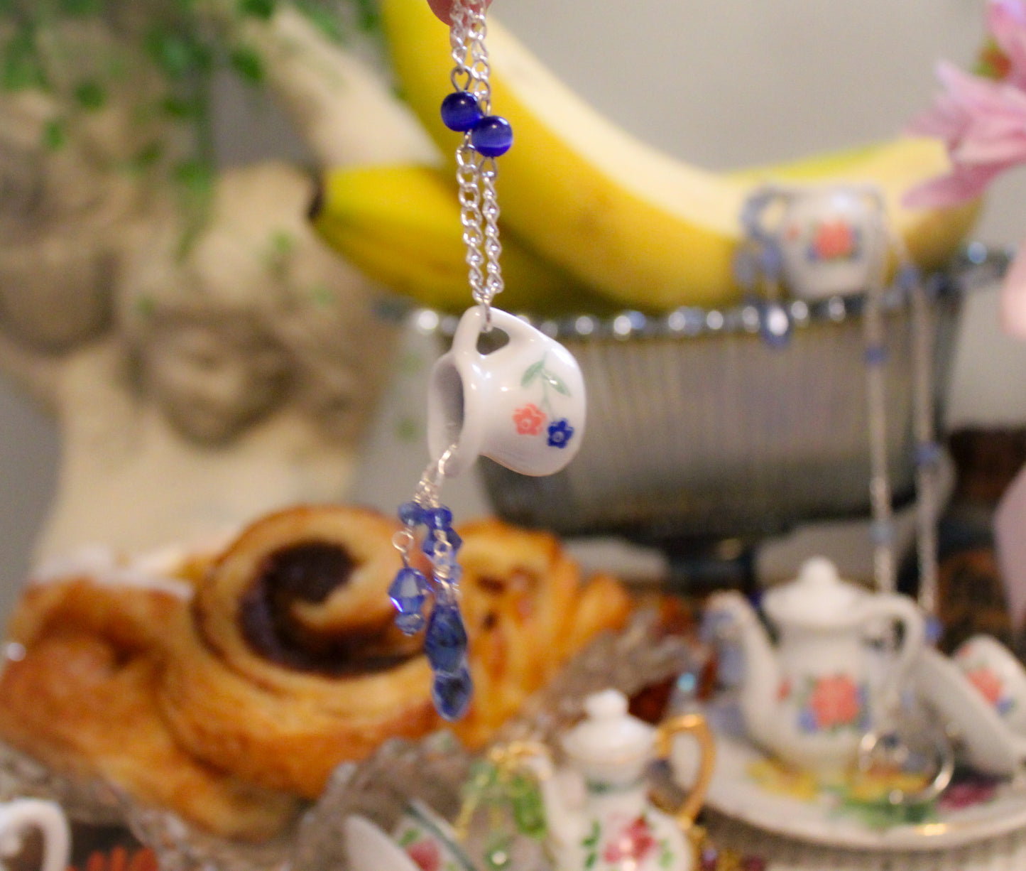 Bess Sweet Cream Pitcher Necklace