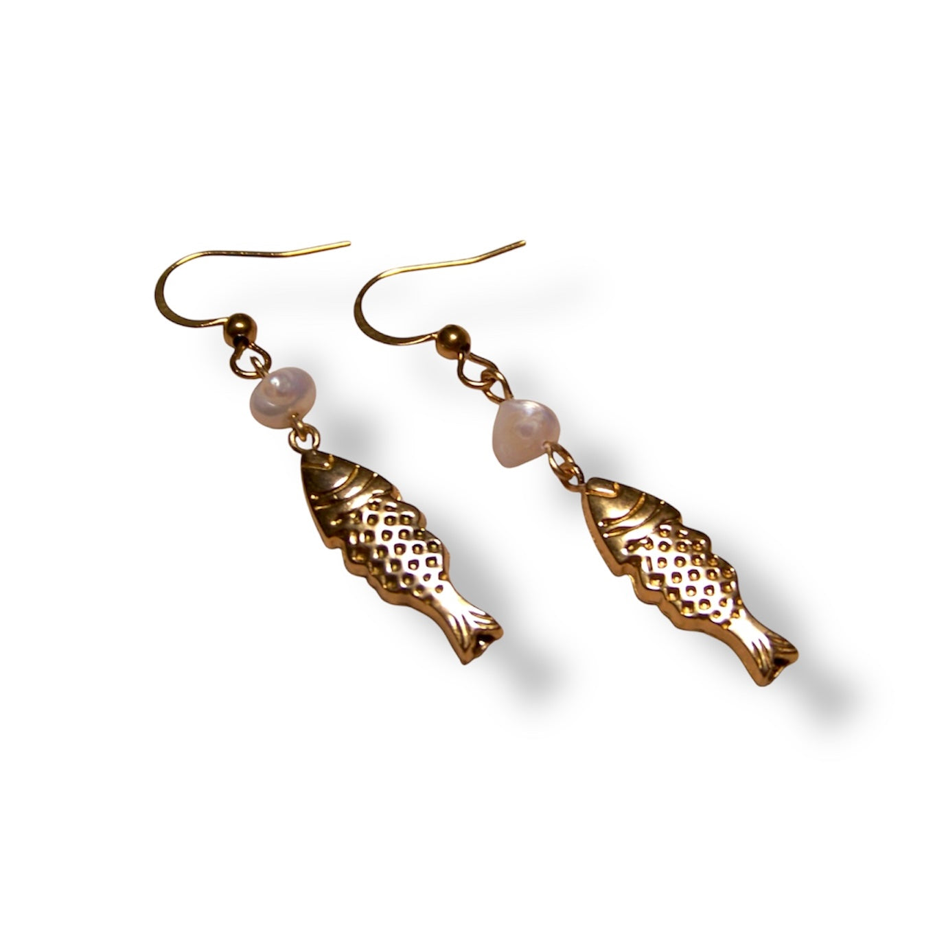 Fishing with Pearls Earrings