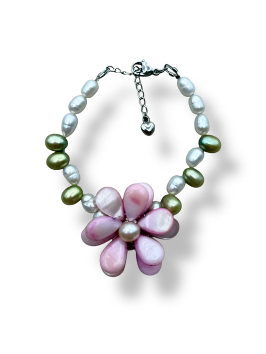 Pink Lily Bracelet