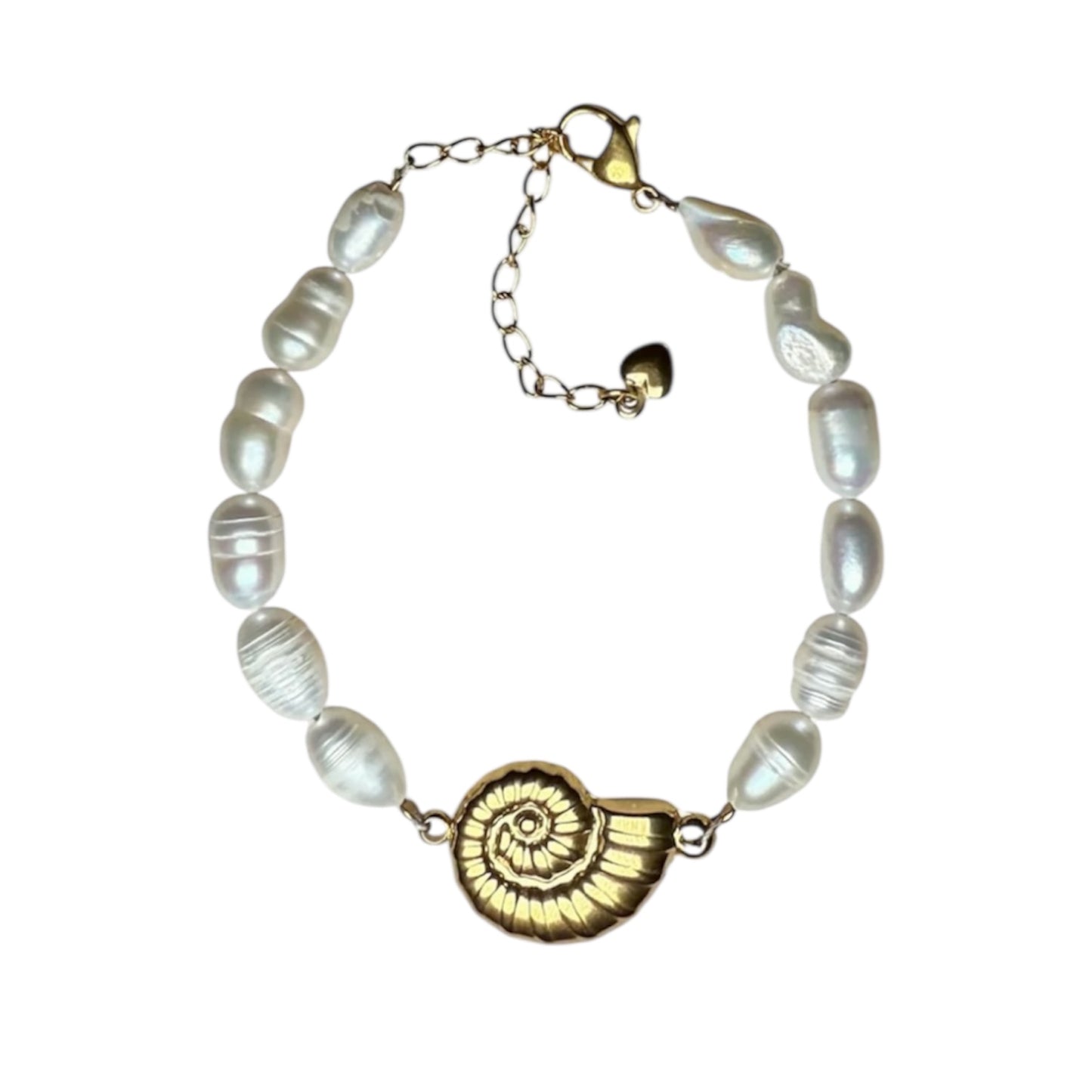 Gold Ammonite Bracelet