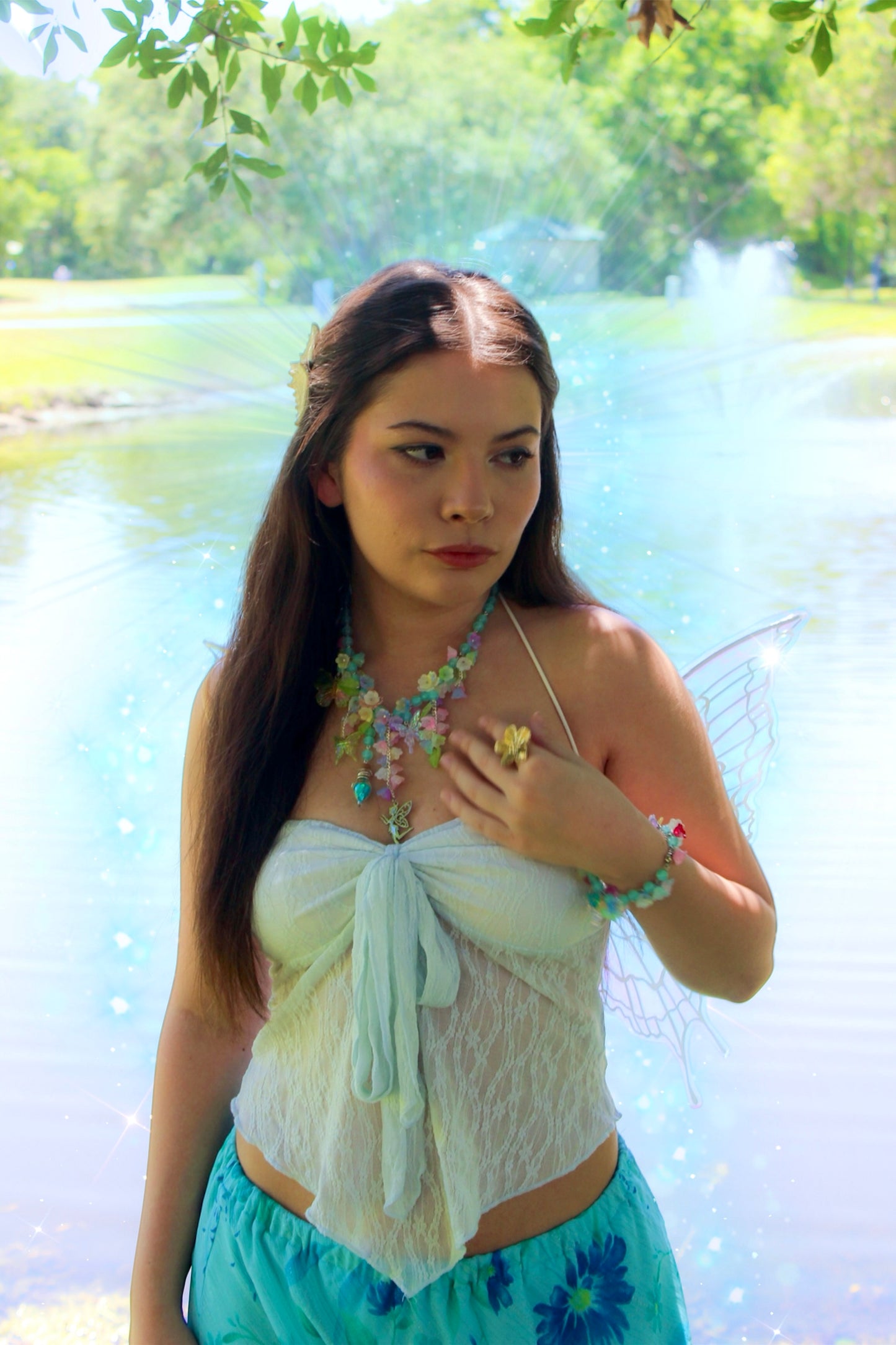 Water Pixie Dust Necklace