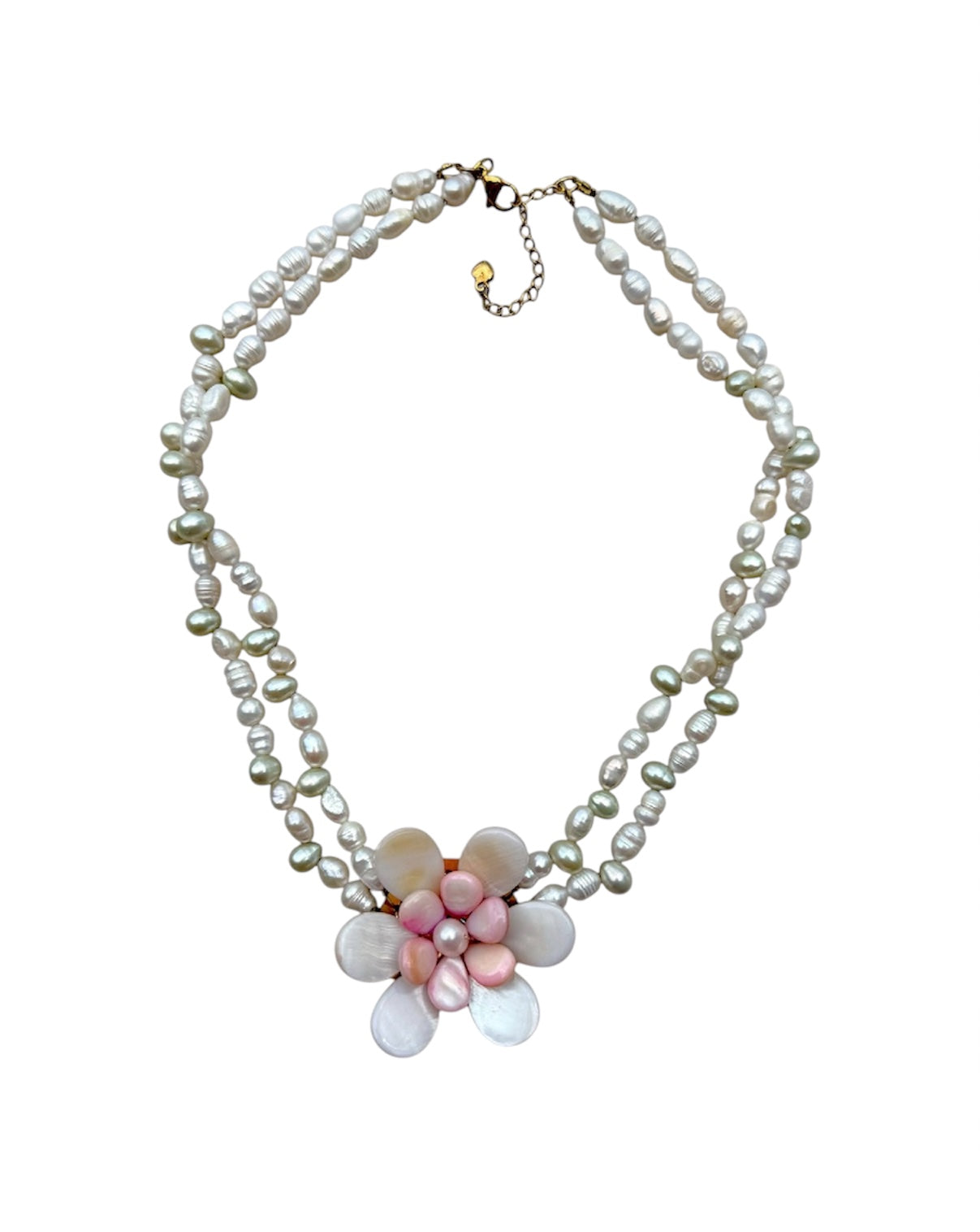Pink Lily Necklace