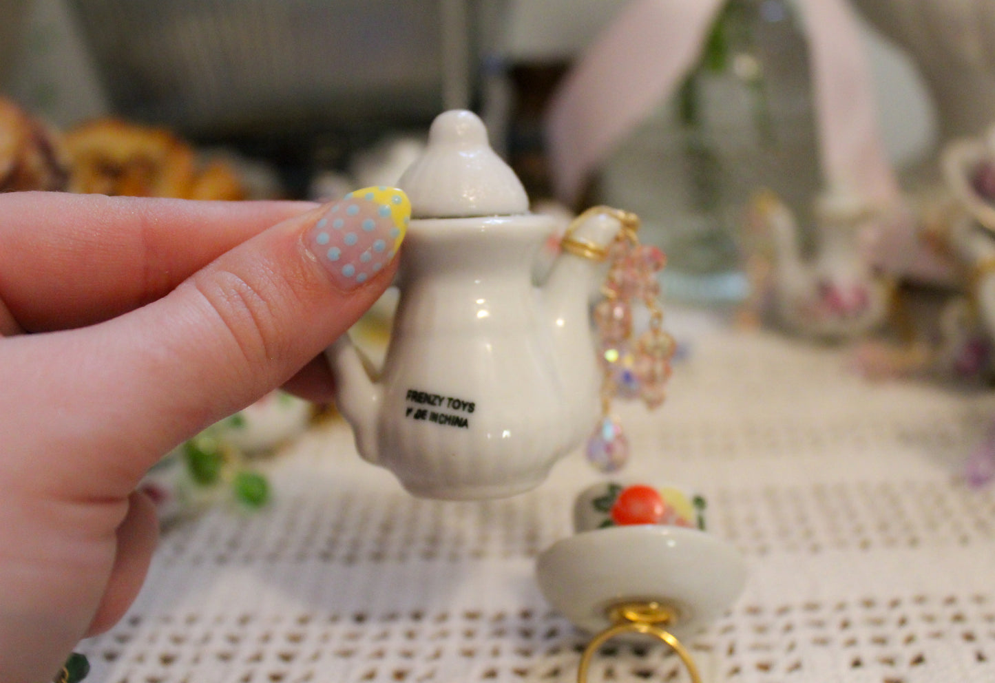 Fira Teapot Necklace