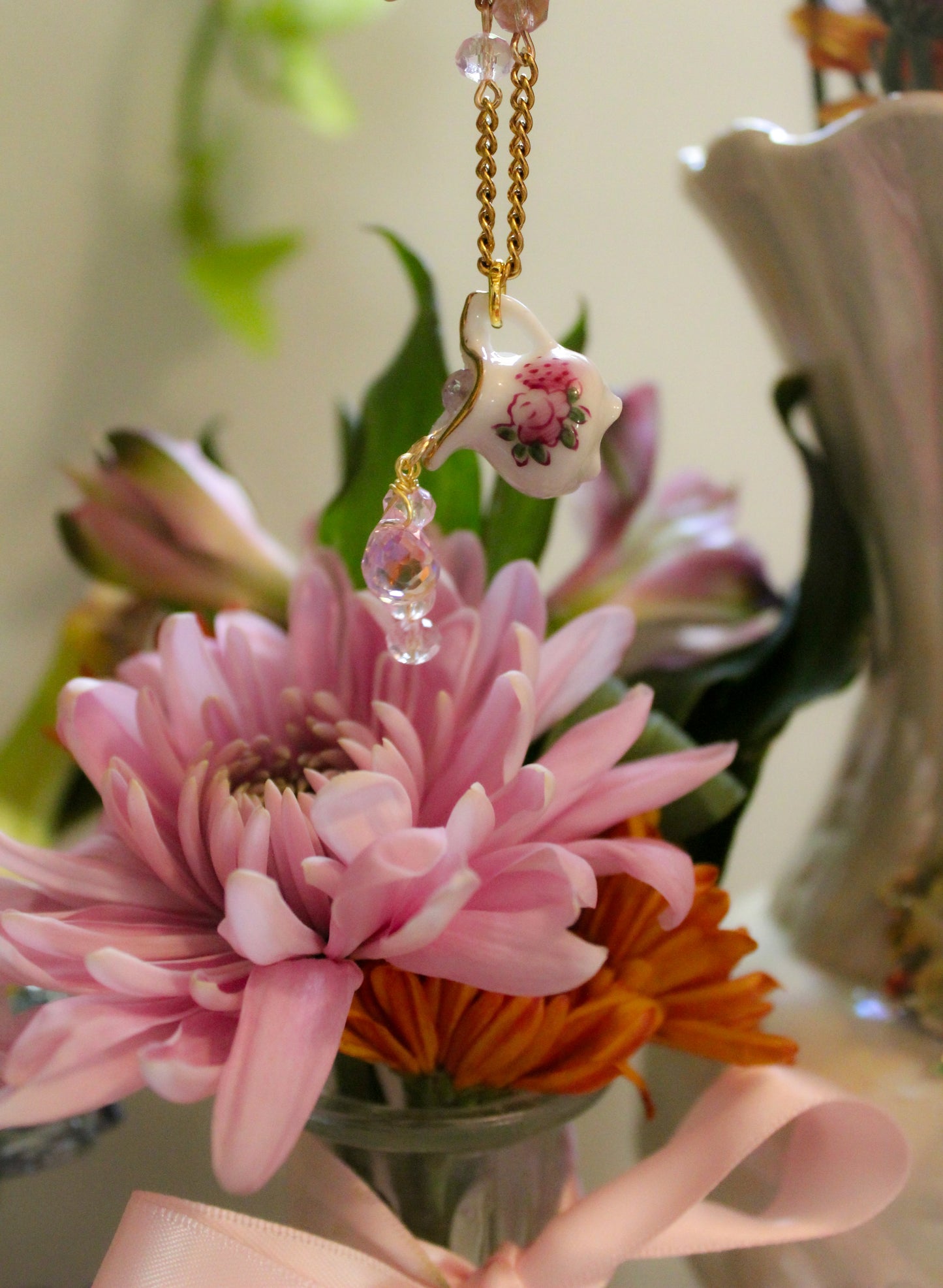 Fairy's Fav Cream Pitcher Necklace