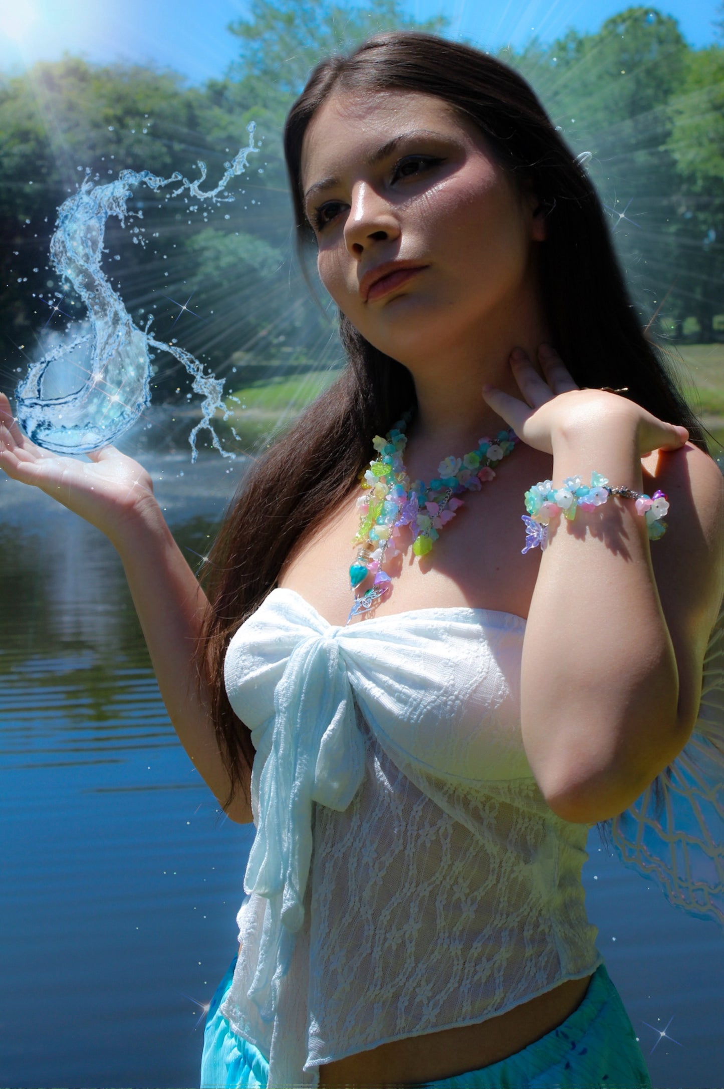 Water Pixie Dust Necklace